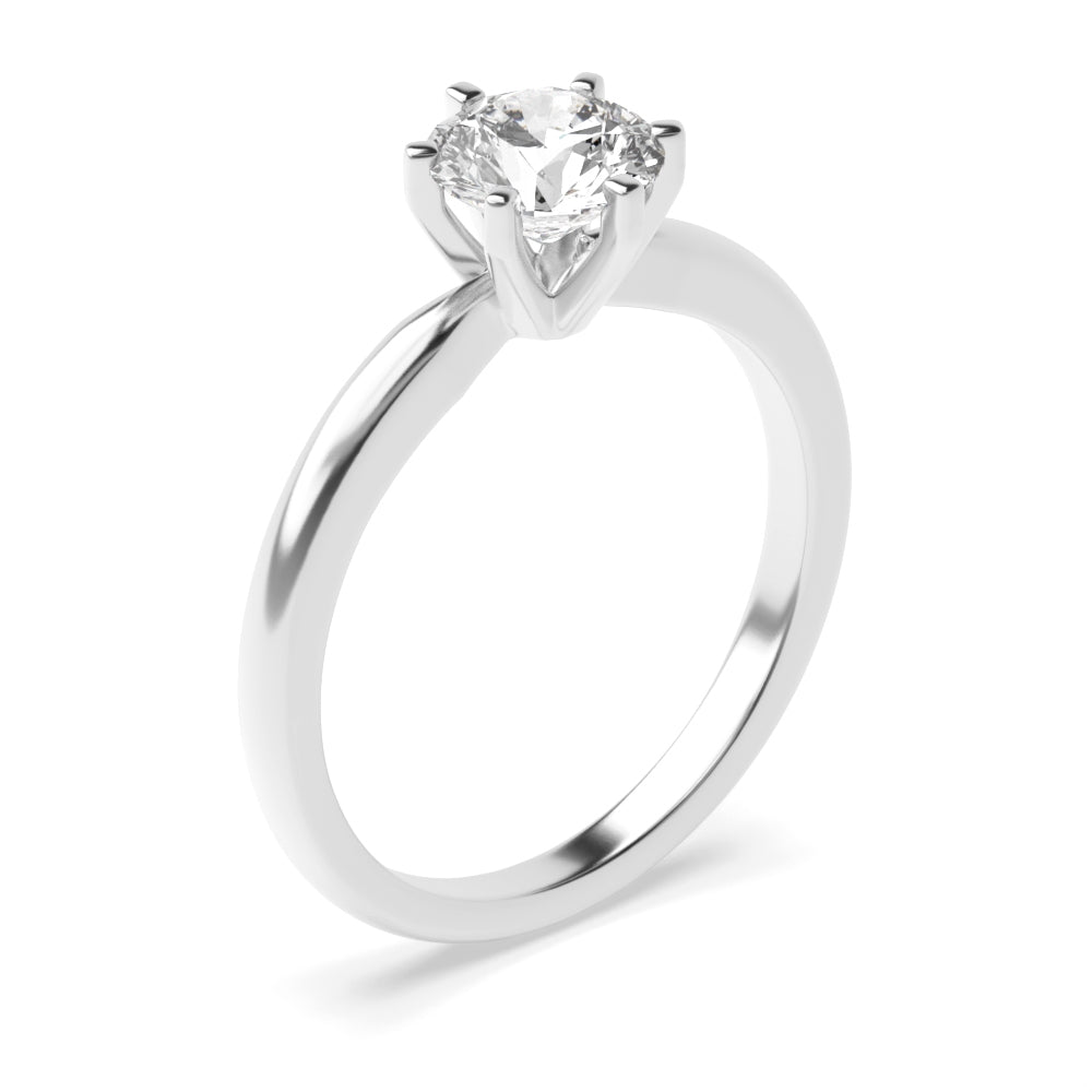 Heritage Cathedral Square Prong Solitaire Ring
