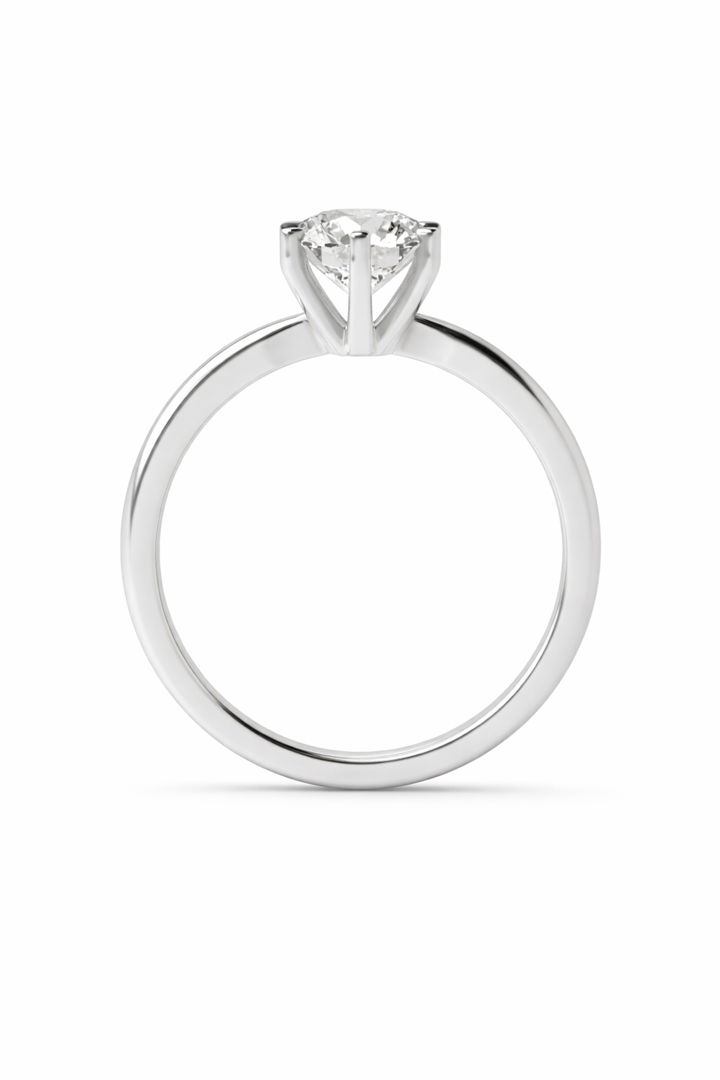 Heritage Cathedral Square Prong Solitaire Ring