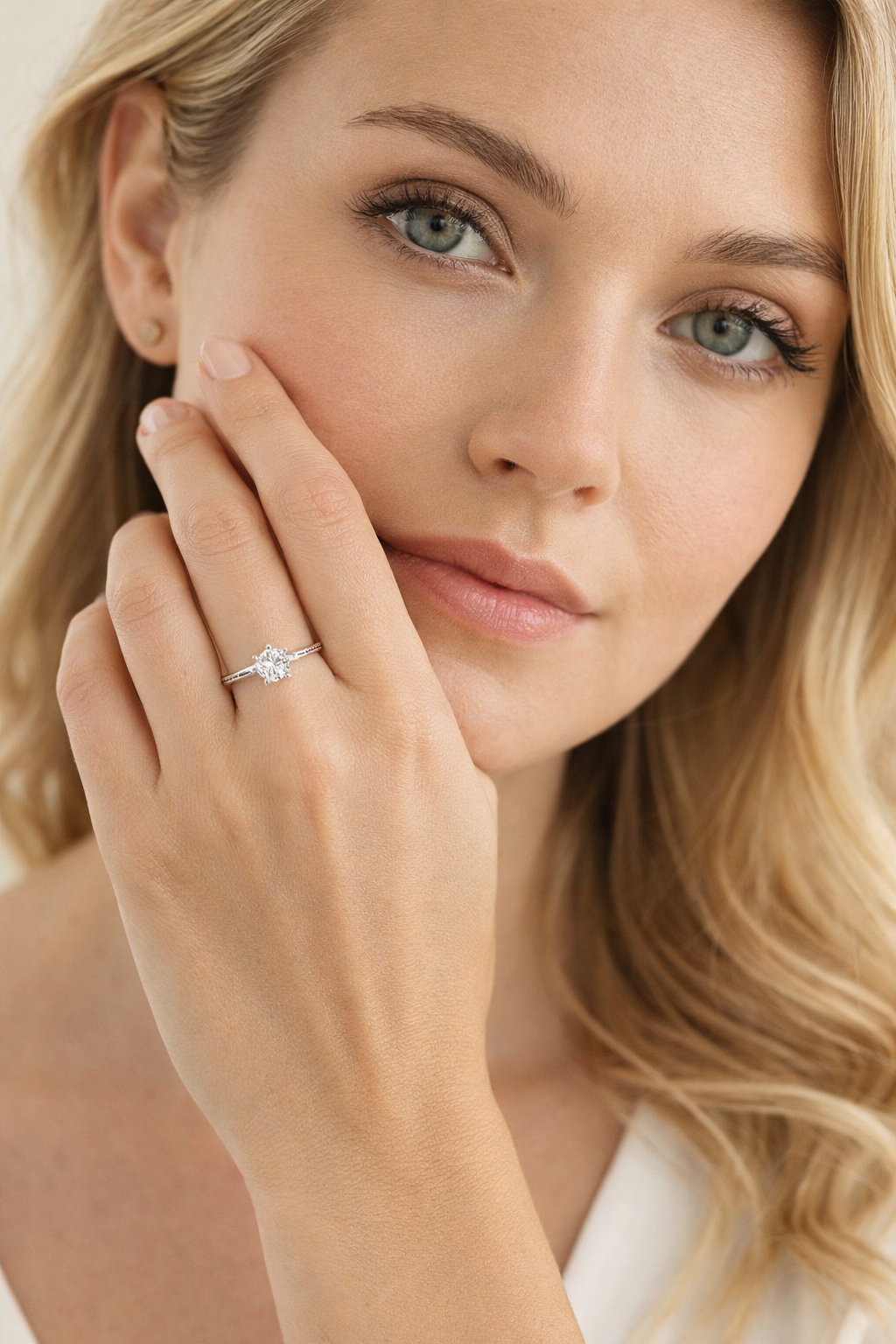Heritage Cathedral Square Prong Solitaire Ring