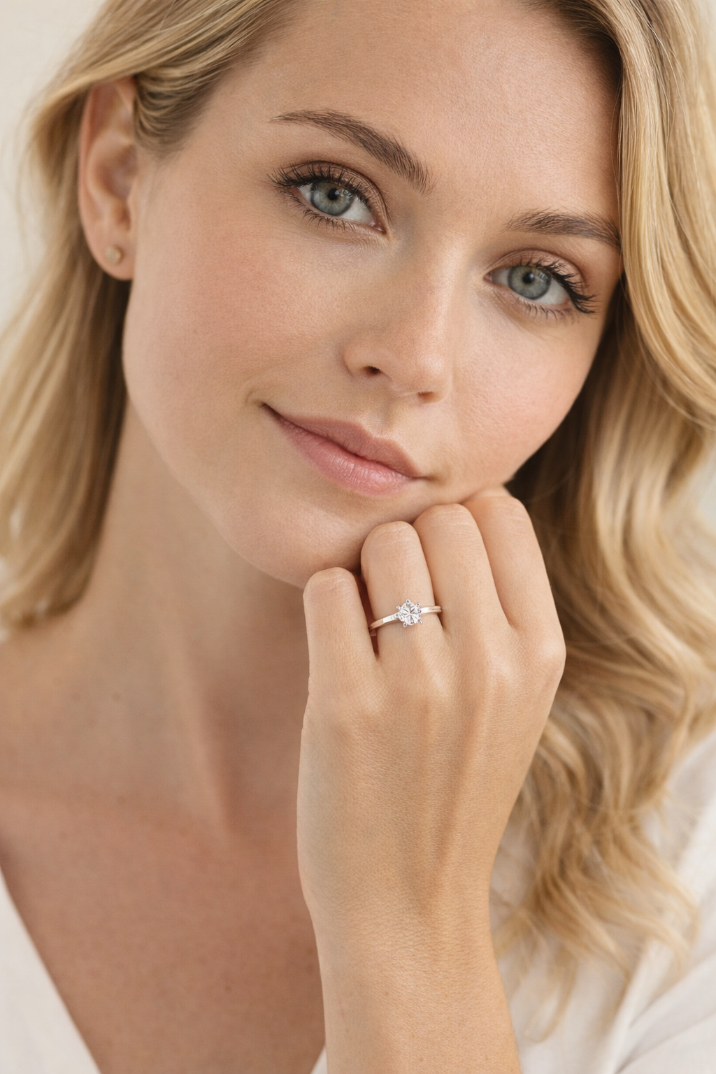 Heritage Cathedral Square Prong Solitaire Ring